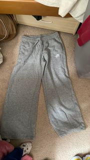 Wide Leg Gray Sweatpants