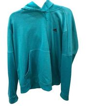 Adidas Hoodie in Turquoise XL