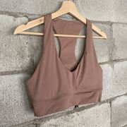 Balance Athletica Sport Bra Women Medium Brown Stretch Neutral Razor Back