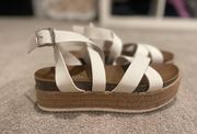 White Platform Sandal