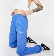 NEW  WITH LOVE FLO BLUE SWEATPANTS - ONE SIZE