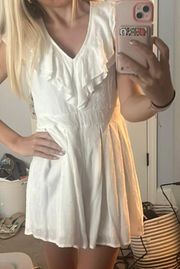 white graduation dress/ romper