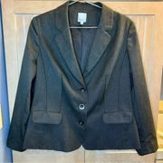 Halogen for Encore Grey Tweed Blazer Size 14