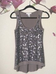 Sleeveless Sequin Top