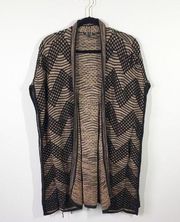 Nic + zoe chevron boho knit cardigan