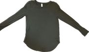 Old Navy Women  green Long Sleeve blouse t shirt