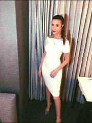 White Body Con Dress