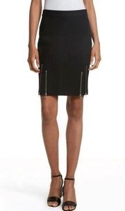 T by Alexander wang black pencil skirt size‎ 2