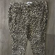 Est 1946 Denim Plus Size 18W Leopard Print Skinny Jeans