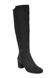 Circus By Sam Edelman Valerie black vegan sueded leather  knee high boots 8.5WW