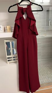 Burgundy Jumpsuit