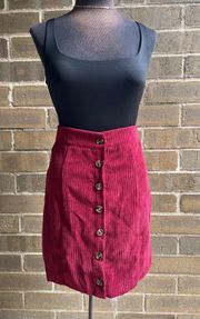 TALL Cord A Line Skirt