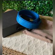 NWT - Bottega Venetta Blue Leather Lanyard, With Box and Dustbag-Price Drop!