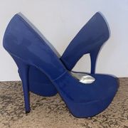 Deb Navy Blue Heels