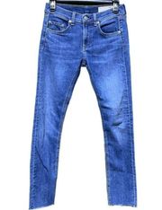 Rag‎ & Bone Sz 24 Ankle Skinny Jeans Lucky Rouge