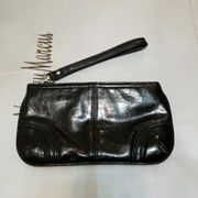 Small clutch purse with chain / wristlet