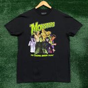 Universal Studios Monsters Horror Poster Tee L