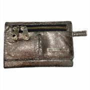 Kenneth Cole Reaction Silver Metallic Wallet