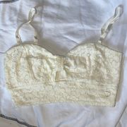 Roxy bralette in ivory lace