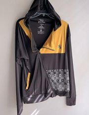 Universal Studios Track Jacket Women's 2XL Plus Black Hufflepuff Harry Potter