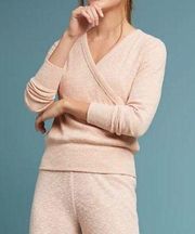 Anthropologie Saturday Sunday CloudFleece Wrap Sweater Top