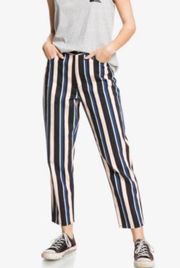 Womens Dream Is On Striped Cropped Pants