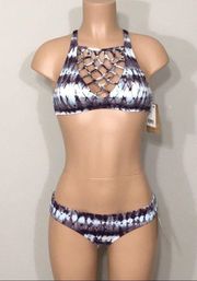 HOBIE Dyemond Crochet bikini. NWT