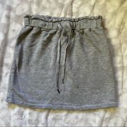 Splendid Gray Mini Bayside Active Sweat Skirt Size Small