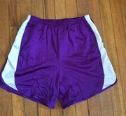 Vintage high waisted run shorts! Pearlescent 5 ins