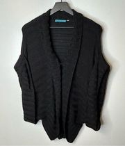 Wool Blend Shawl Cardigan