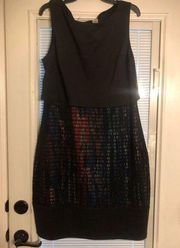 Signature by Sangria fitted dress sz 16