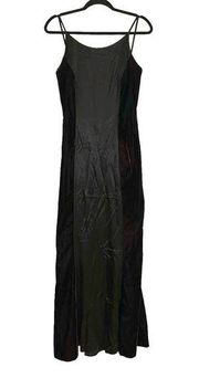 Jessica McClintock Gunne Sax Vintage Velvet Maxi Dress 7/8