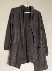 Barefoot Dreams  Cozy Chic Lite Essential Cardigan Brown Small XS