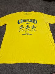 Grateful Dead Yellow Tee Size XL