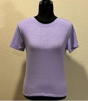 Purple Ribbed Shirt