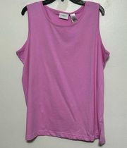 Liz Claiborne Woman Raspberry Pink Tank Size 2X NWT