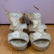 Maurices Off White Wedges 