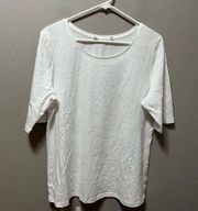 Peruvian Connection women’s white top size Large