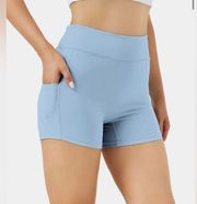 HALARA Cloudful™ Air Fabric High Waisted Side Pocket
Plain Cool Touch Shorts