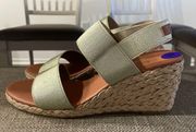 Tommy Bahama Sakura Elastic Wedge Sandals Espadrille Women Size 8.5