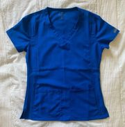 Med Couture scrub top royal blue