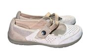 Earth Origins blush pink suede Mary Jane style flats size 7