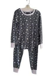 NWT  heather grey star pajamas