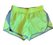 Nike  Women’s Dri Fit Neon Green Running Yoga Shorts