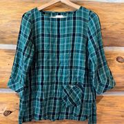 J.Jill  Plaid Long Sleeve