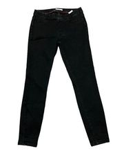 Tommy Hilfiger denim women’s black low rise skinny elastic waist pull on jeans 4