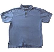 Lands' End Women's Blue Polo Size Large