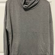 Zelos grey cowl neck sweatshirt in large