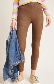 NEW Anthropologie Sanctuary Mona Sueded Leggings Brown Women’s Size XS