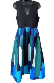 Crosby by Mollie Burch “Paintstroke Cool” Sleeveless Dress